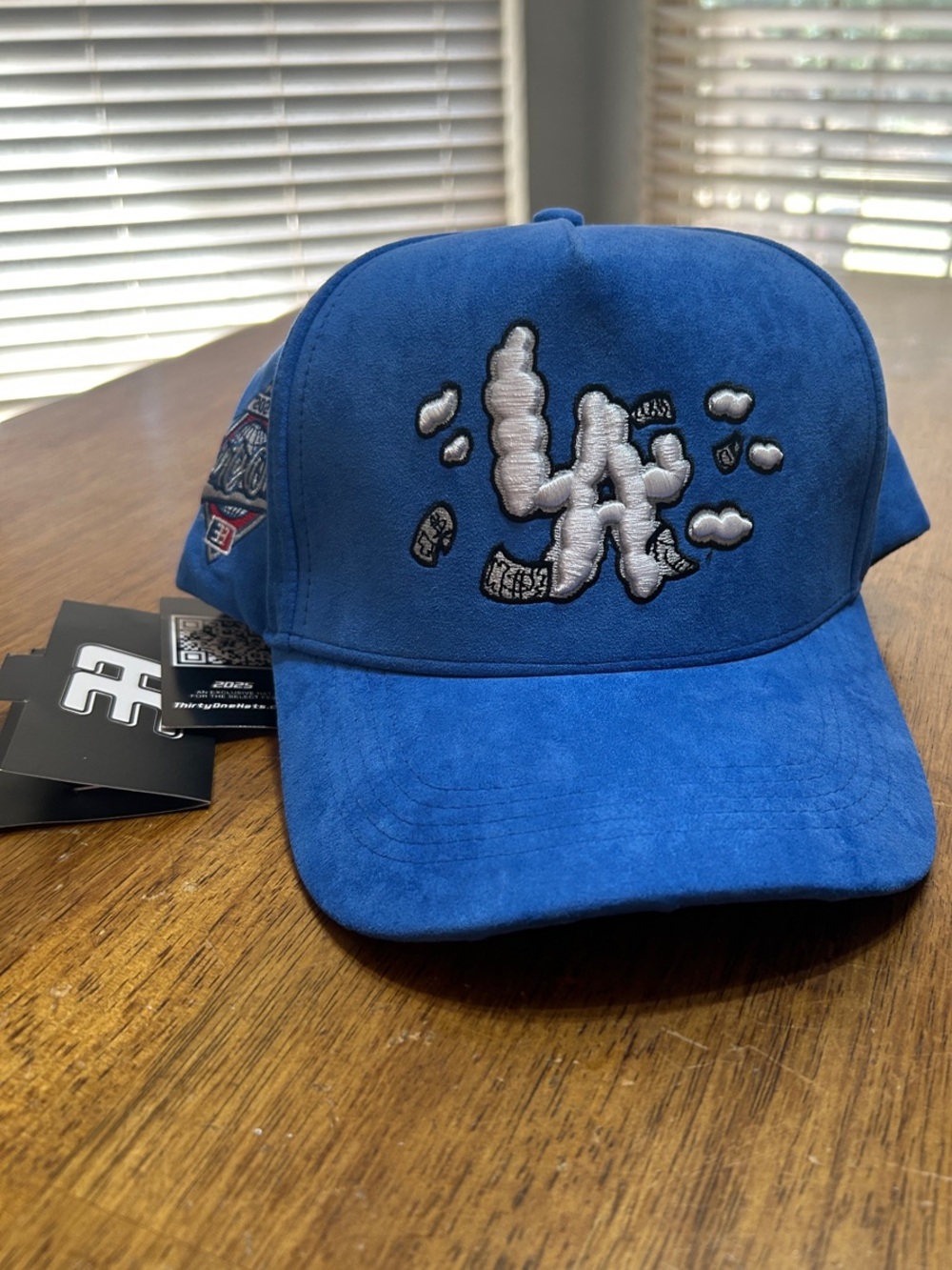 Thirty One LA Blue Embroidered Baseball Cap
